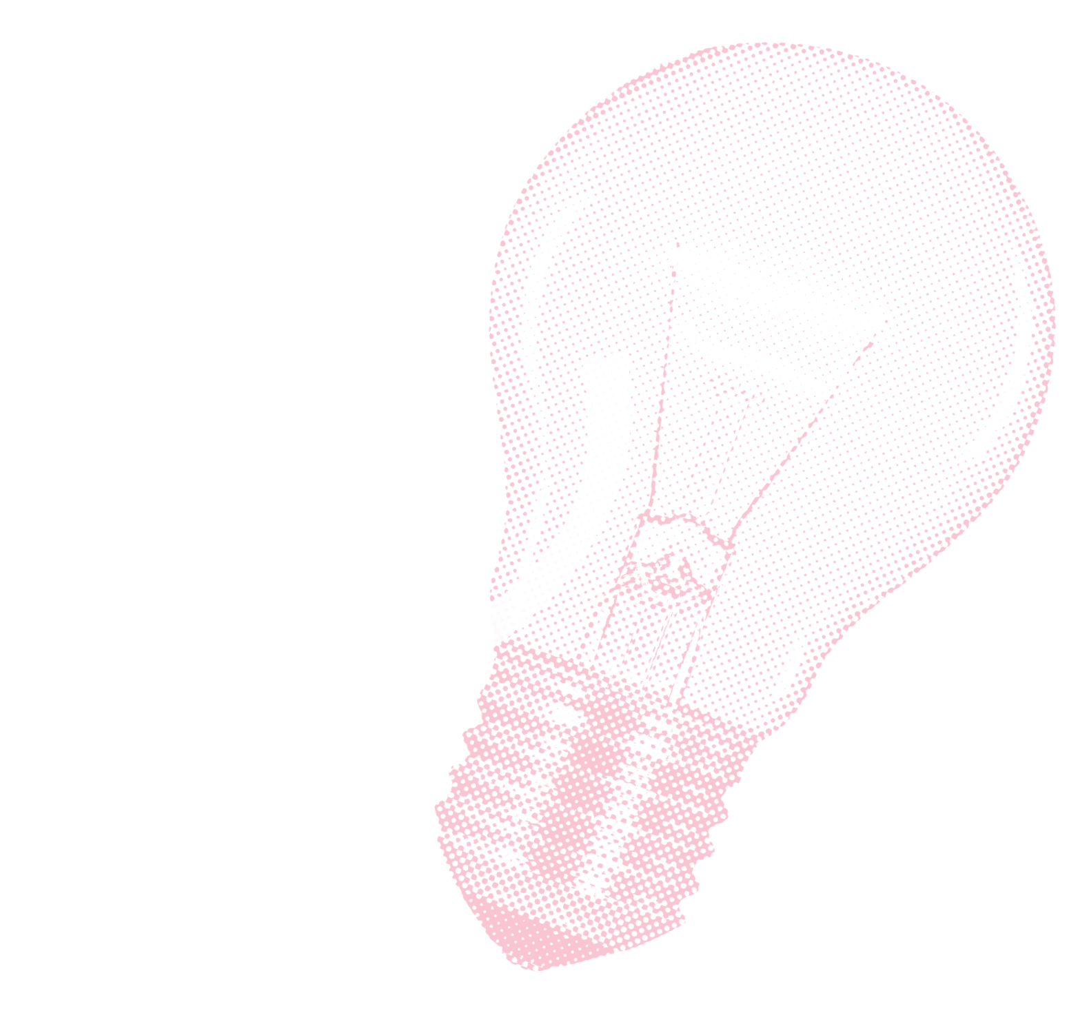 Lightning bulb and smiley face