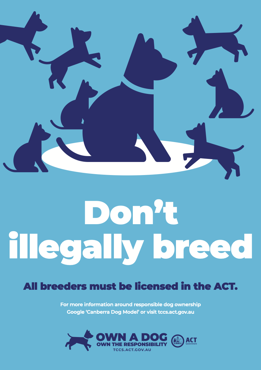 Don't illegally breed