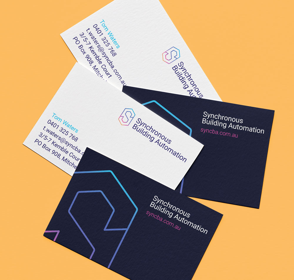 Business cards with logo